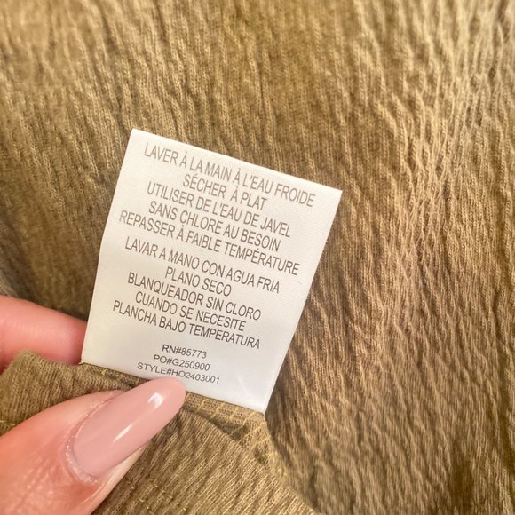 O'Neill Olive Green Long Sleeve Top - Picture 5 of 9